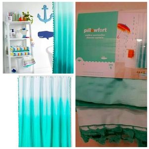 Pillowfort Ombre Seersucker Tassel Shower …